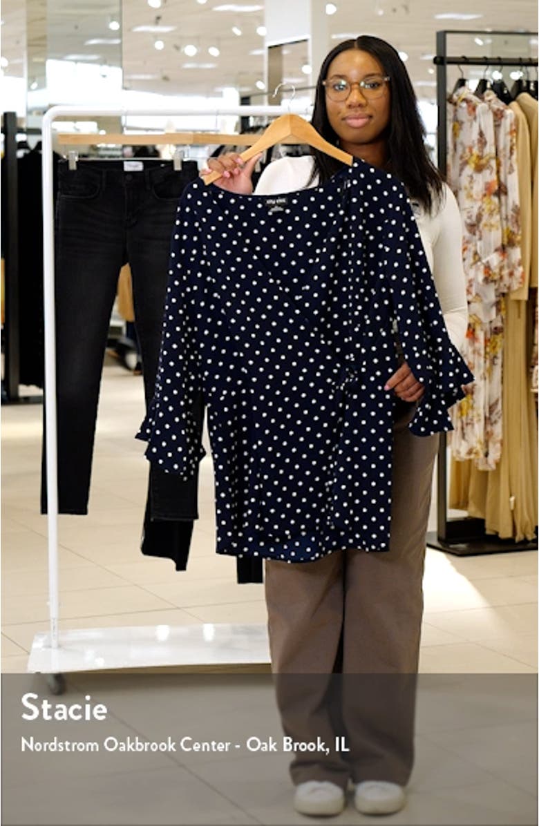 Fresh Spot Wrap Top, sales video thumbnail