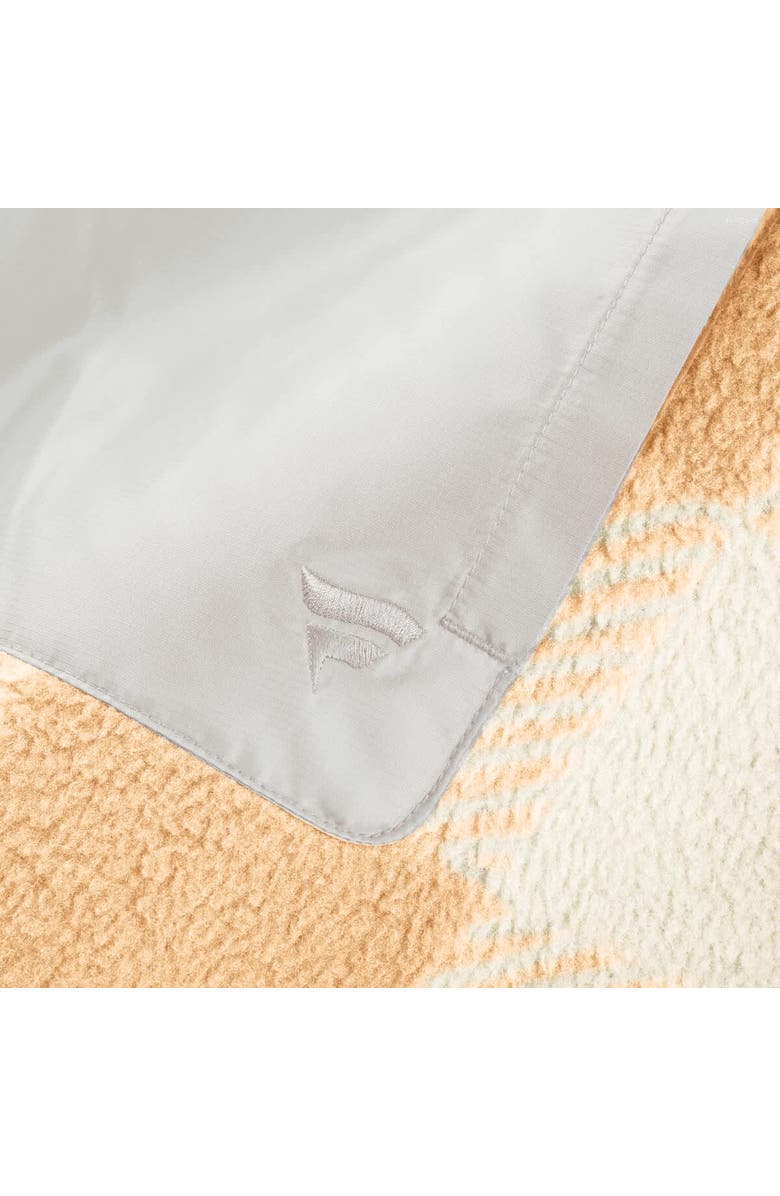 FANATICS Men's Fanatics Tan Pittsburgh Steelers Elements Plaid Polar Fleece Quarter-Zip Hoodie, Alternate, color, Tan