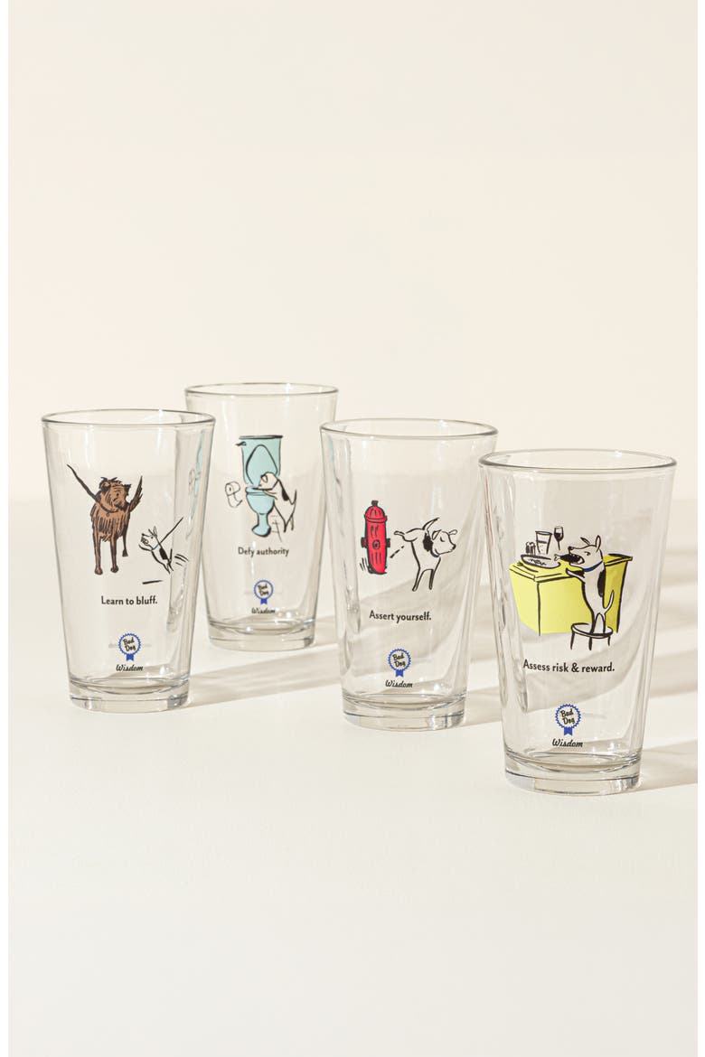 Bad Dog Wisdom Tumblers, Main, color, Multi