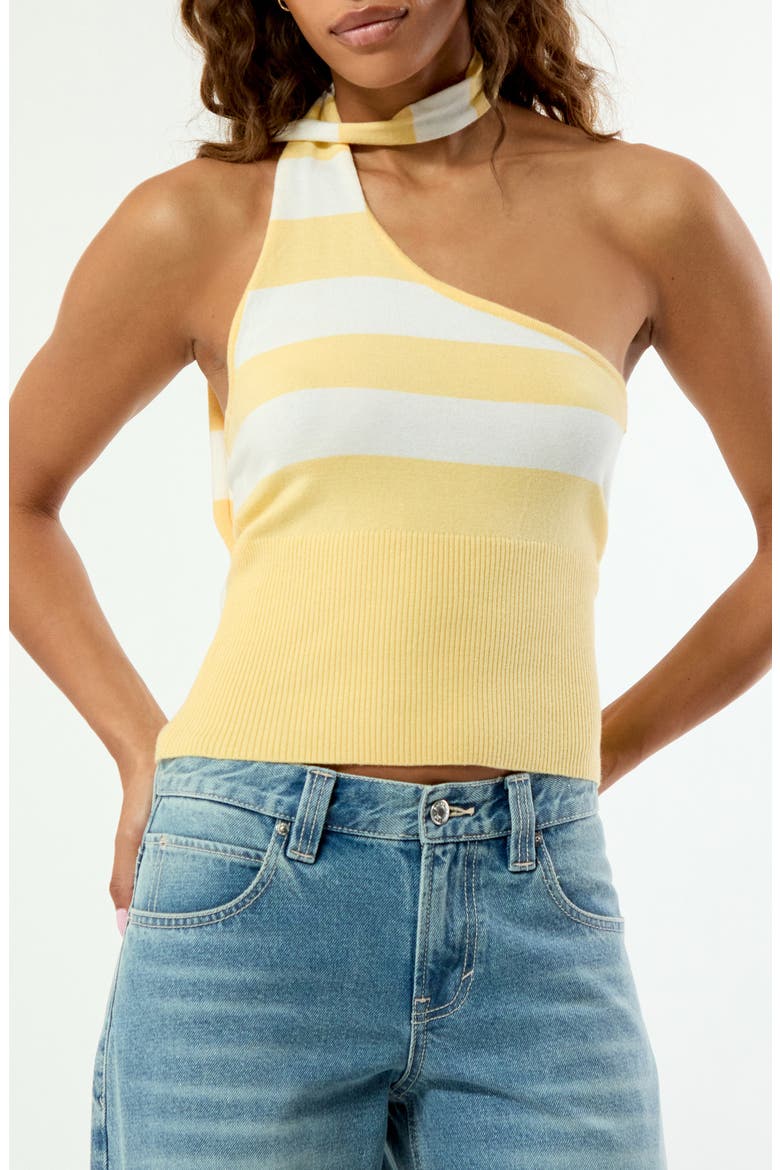 Vanessa Scarf Knit Top, Main, color, YELLOW