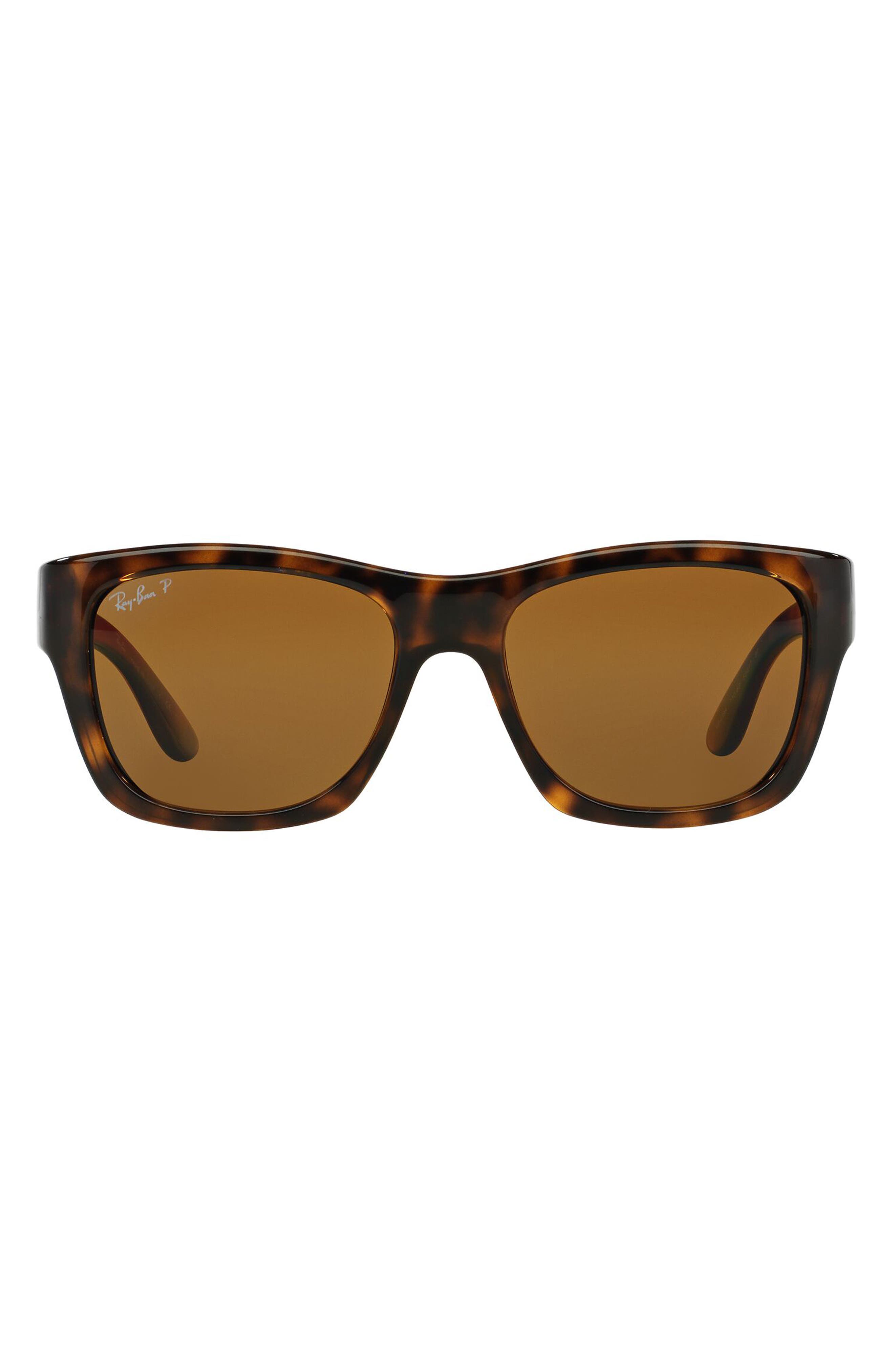 'Square Glam' 53mm Polarized Sunglasses