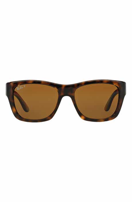 'Square Glam' 53mm Polarized Sunglasses