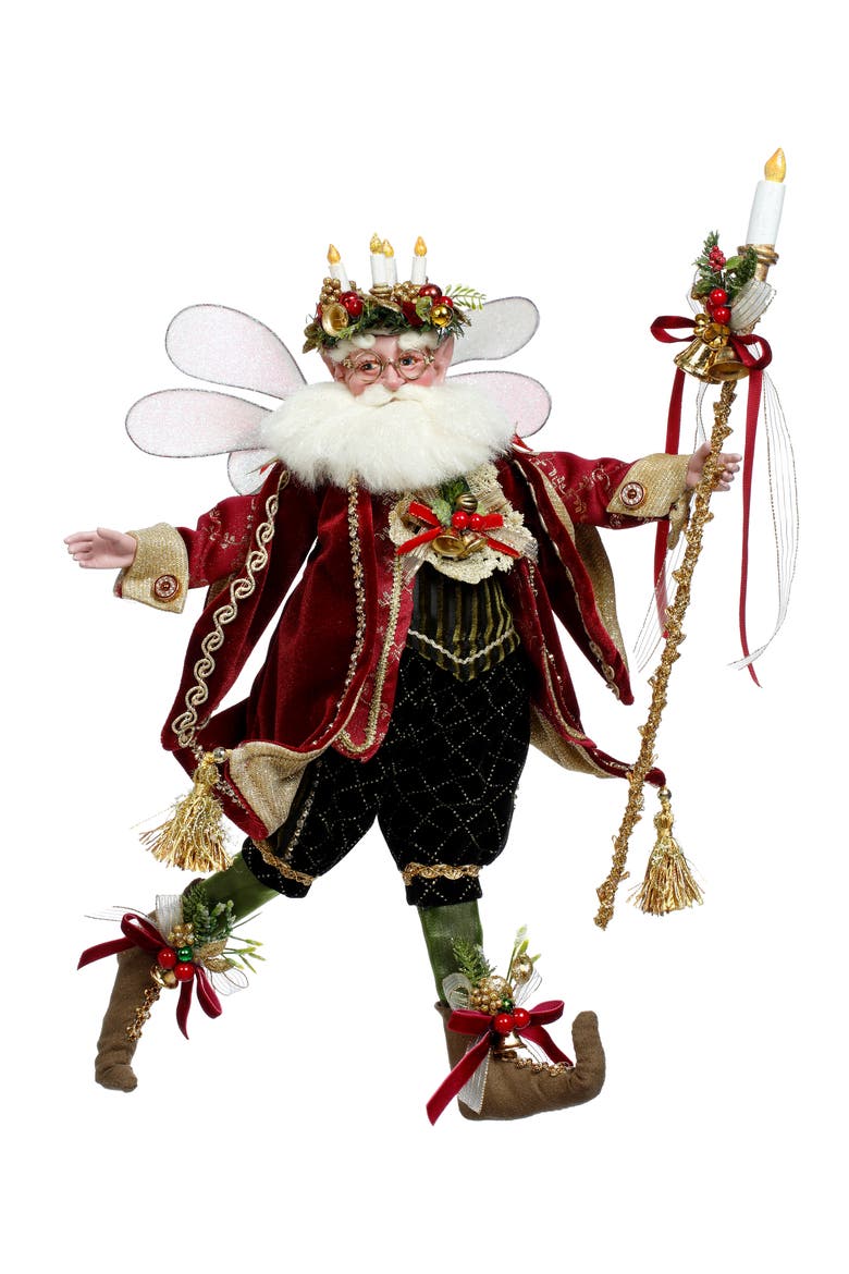 Father of Christmas Fairy, Medium, Main, color, Burgundy