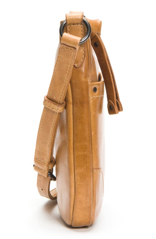 Frye Melissa Swing Leather Crossbody Bag In Sand
