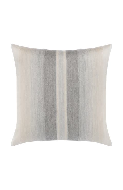 Ombre Stripe Indoor & Outdoor Woven Accent Pillow