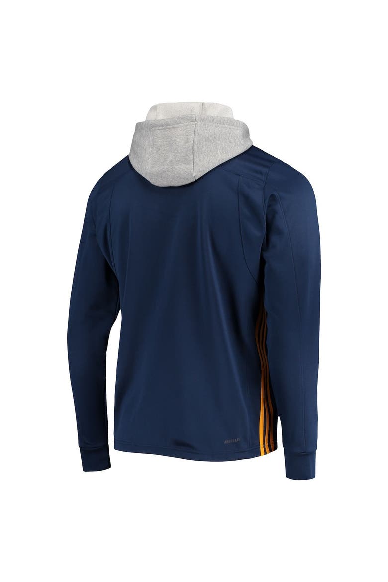 Men's adidas Navy St. Louis Blues Skate Lace AEROREADY Pullover Hoodie, Alternate, color, Navy