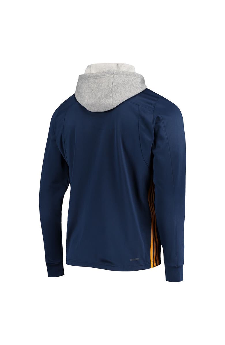adidas Men's adidas Navy St. Louis Blues Skate Lace AEROREADY Pullover Hoodie, Alternate, color, 