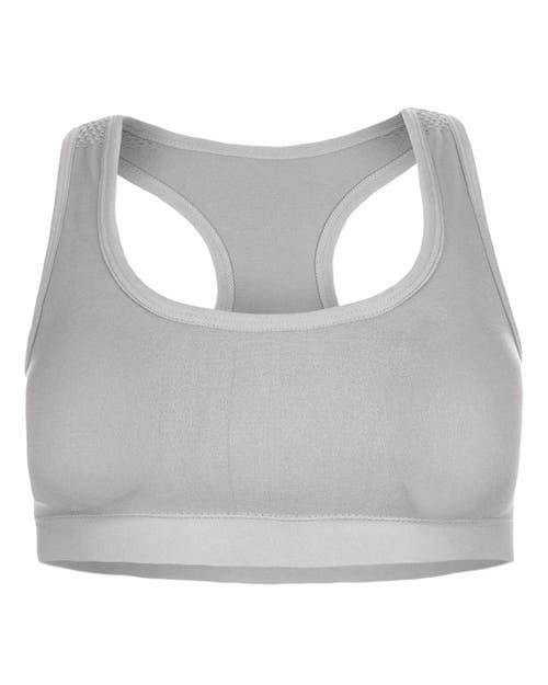 Memoi 2 Pair Pack Racerback Sports Training Bra In Gray