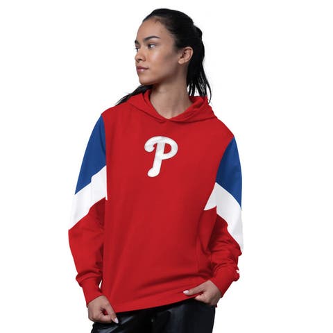 Women
s Starter  Red Philadelphia Phillies Scrimmage Pullover Hoodie