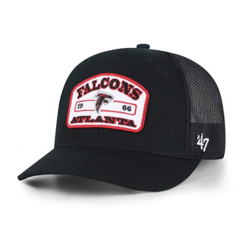 Men's '47 Black Atlanta Falcons  Roadway Adjustable Trucker Hat