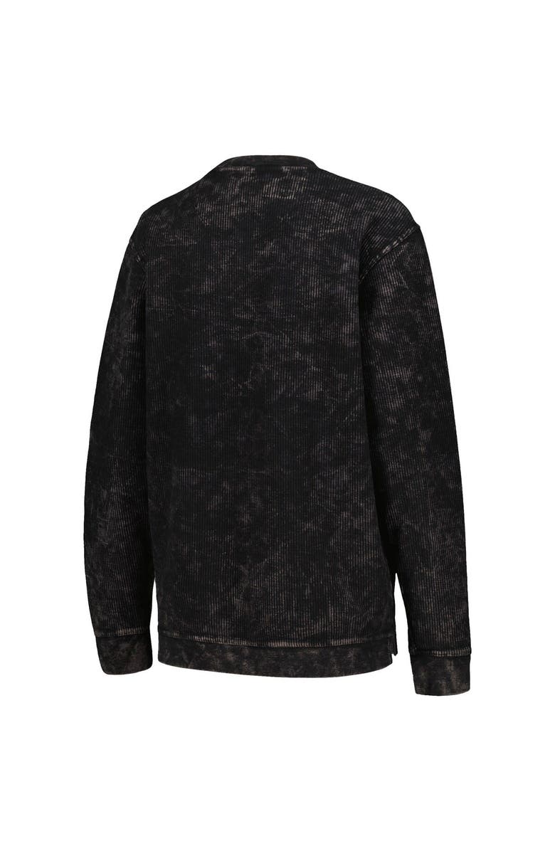 G-III 4HER BY CARL BANKS Women's G-III 4Her by Carl Banks Black Detroit Lions Comfy Cord Pullover Sweatshirt, Alternate, color, Black