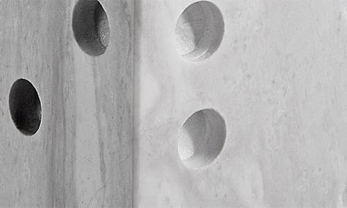 Renwil Decorative Marble Dice Sculpture In White
