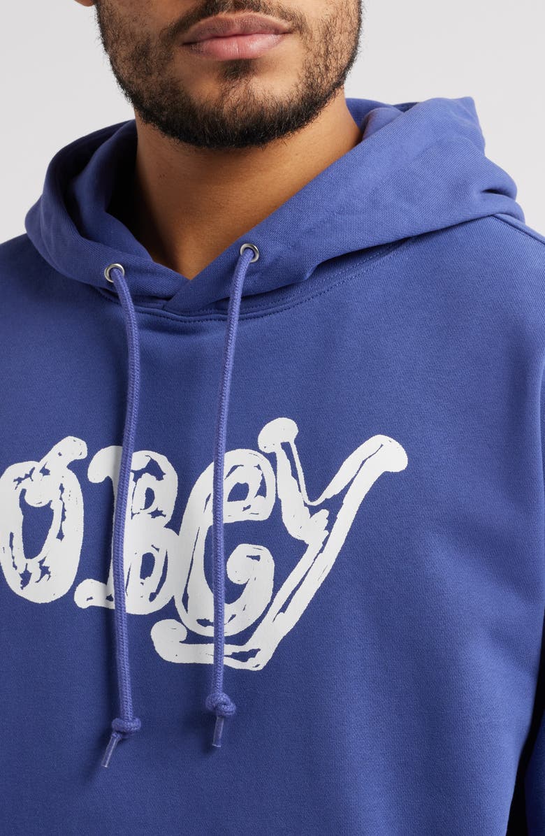 Obey Marker Pullover Hoodie, Alternate, color,