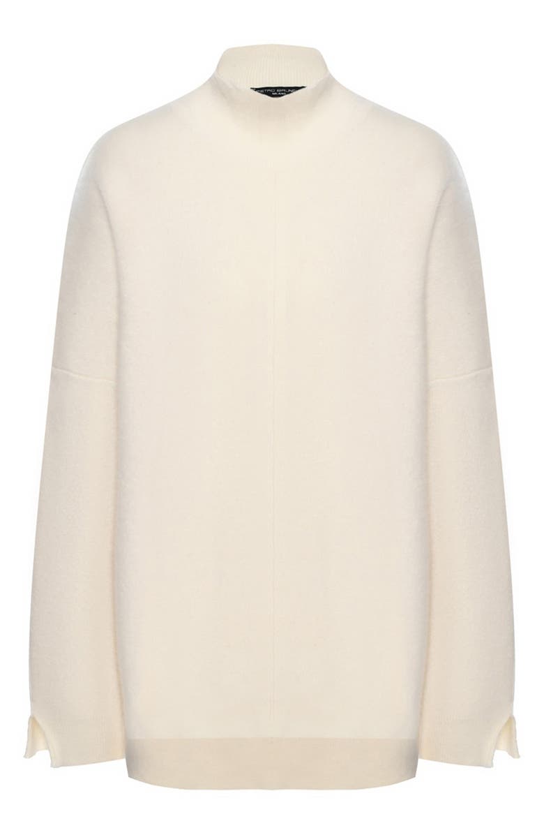 PIETRO BRUNELLI MATERNITY Meribel Maternity Turtleneck Sweater, Alternate, color, Cream White