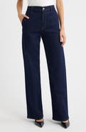 FRAME The High Waist Straight Leg Trouser Jeans