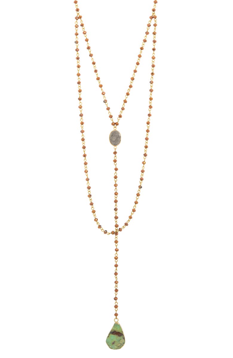 Panacea Layered Pendant Necklace, Alternate, color,