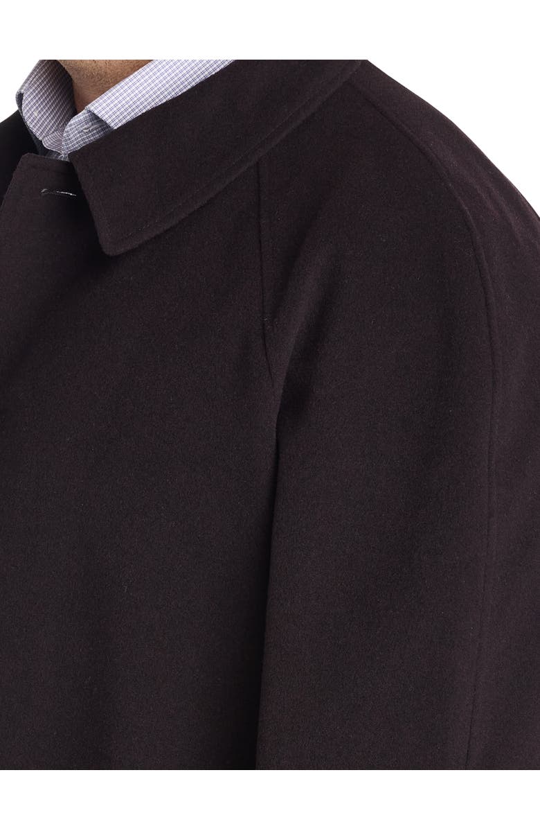 Michael Kors Big & Tall Kobler Overcoat, Alternate, color, Wine