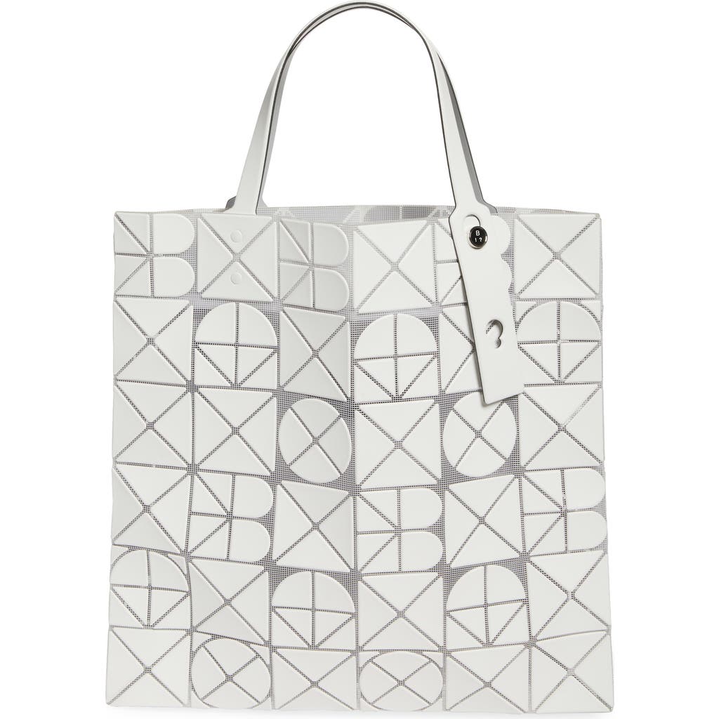 Bao Bao Issey Miyake White Font Tote