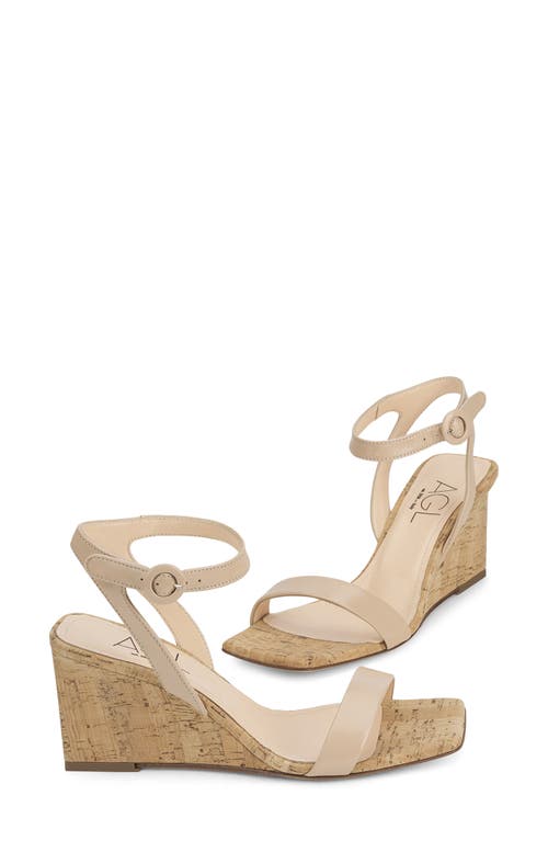 Agl Attilio Giusti Leombruni Agl Mimi Wedge Sandal In Basic-naturale