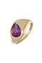  14K Yellow Gold / Pink Topaz