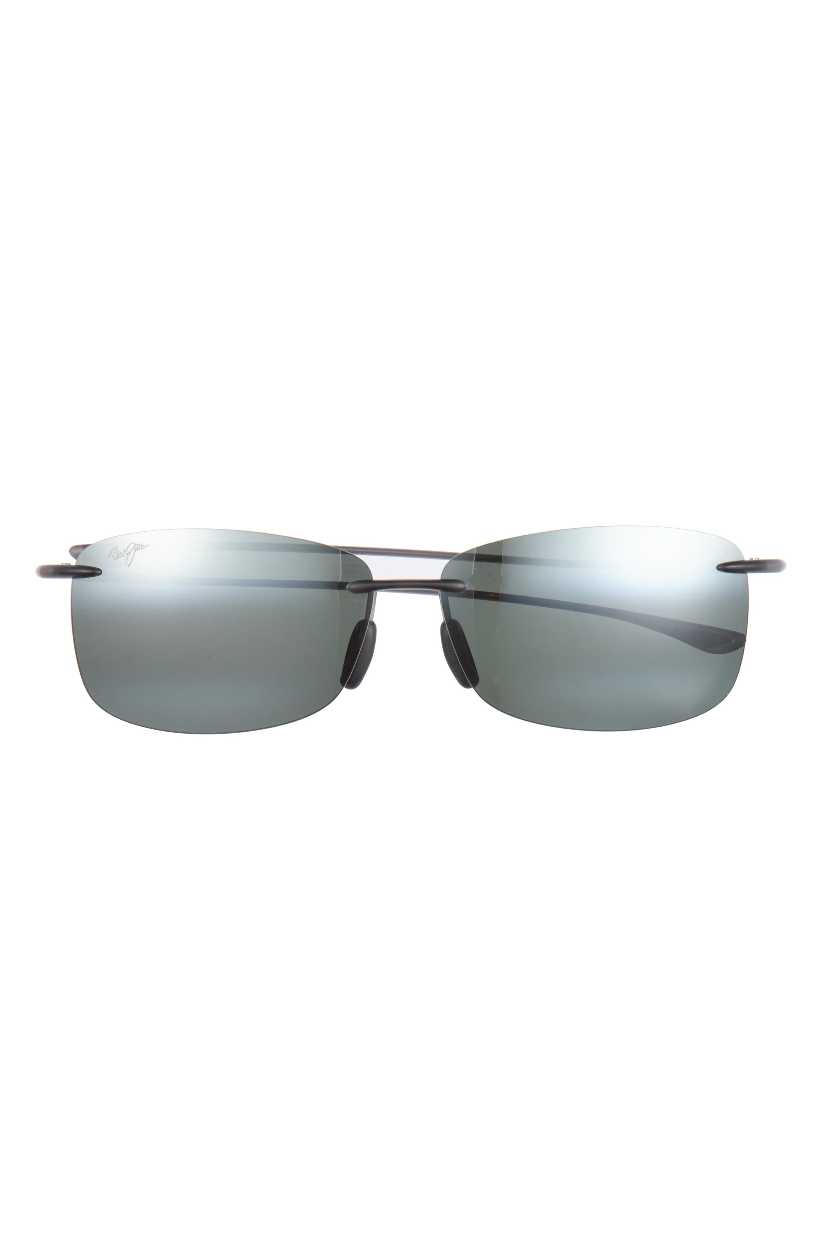 Akau 62mm Polarized Rectangular Sunglasses
