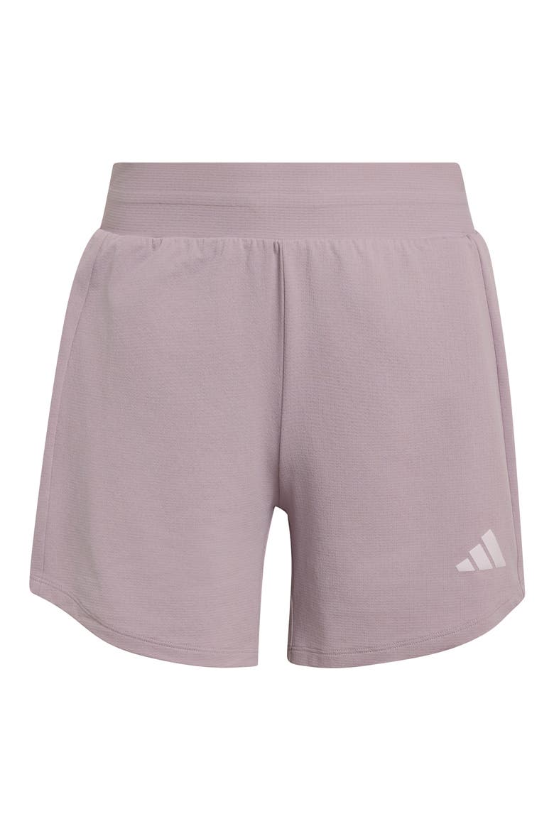 Pacer Essentials Shorts, Alternate, color, PRELOVED FIG/ WHITE