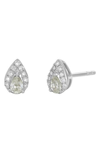 Carriere Jewelry Carrière Jewelry Diamond Cluster Stud Earrings In 14k White Gold