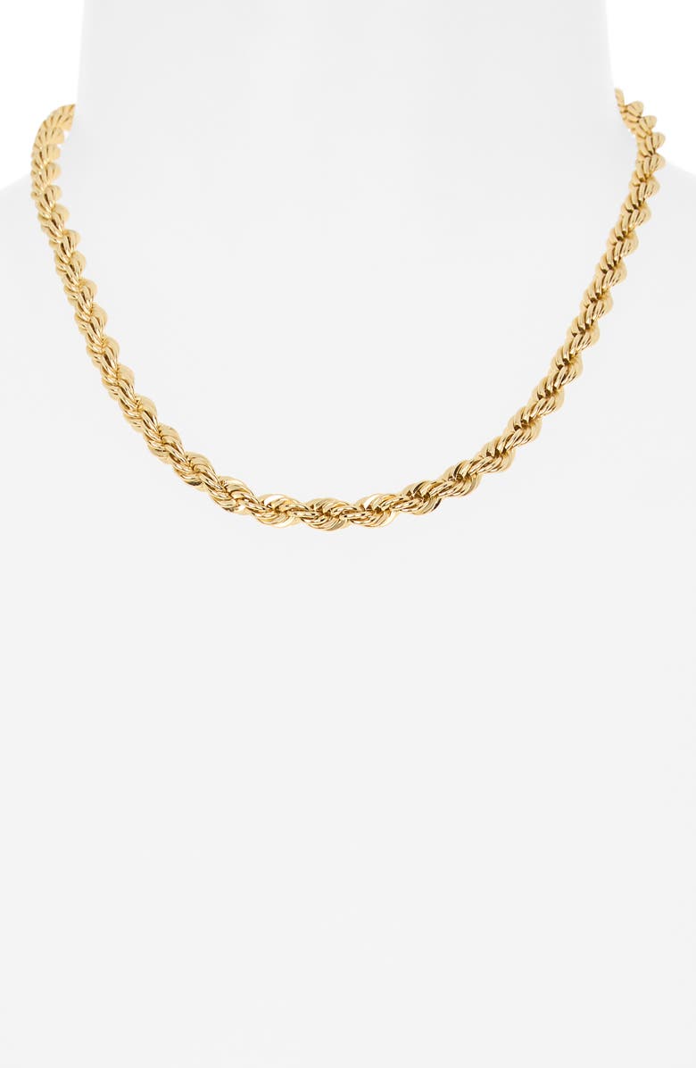 Electric Picks Hudson Rope Chain Necklace, Alternate, color, Gold