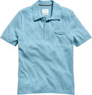 Billy Reid Cotton & Linen Blend Polo