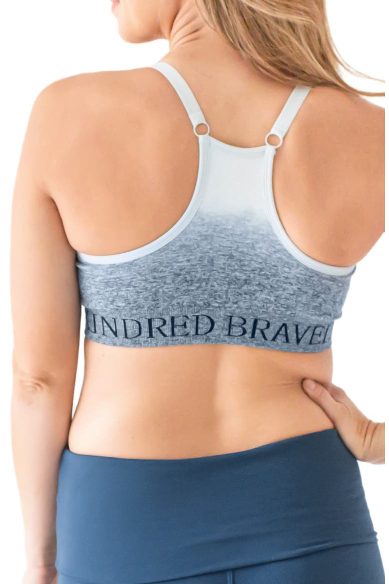 Busty Sublime Nursing Sports Bra - Fits Sizes 30E-40I, Alternate, color, OMBRE STORM