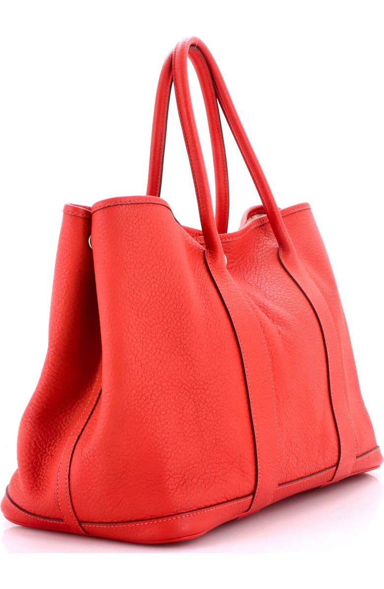 Pre-Owned Hermes Garden Party Tote Leather 36, Alternate, color, Geranium
