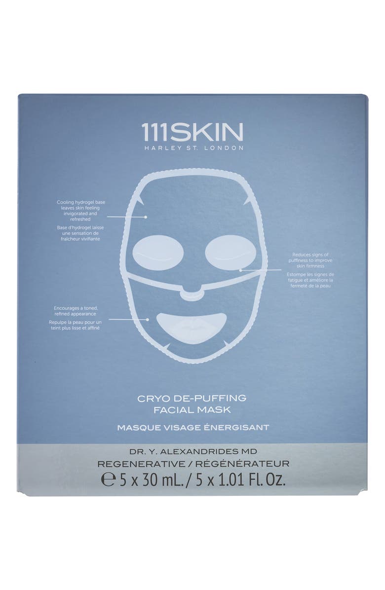 111SKIN Cryo De-Puffing 5-Piece Facial Mask, Alternate, color,