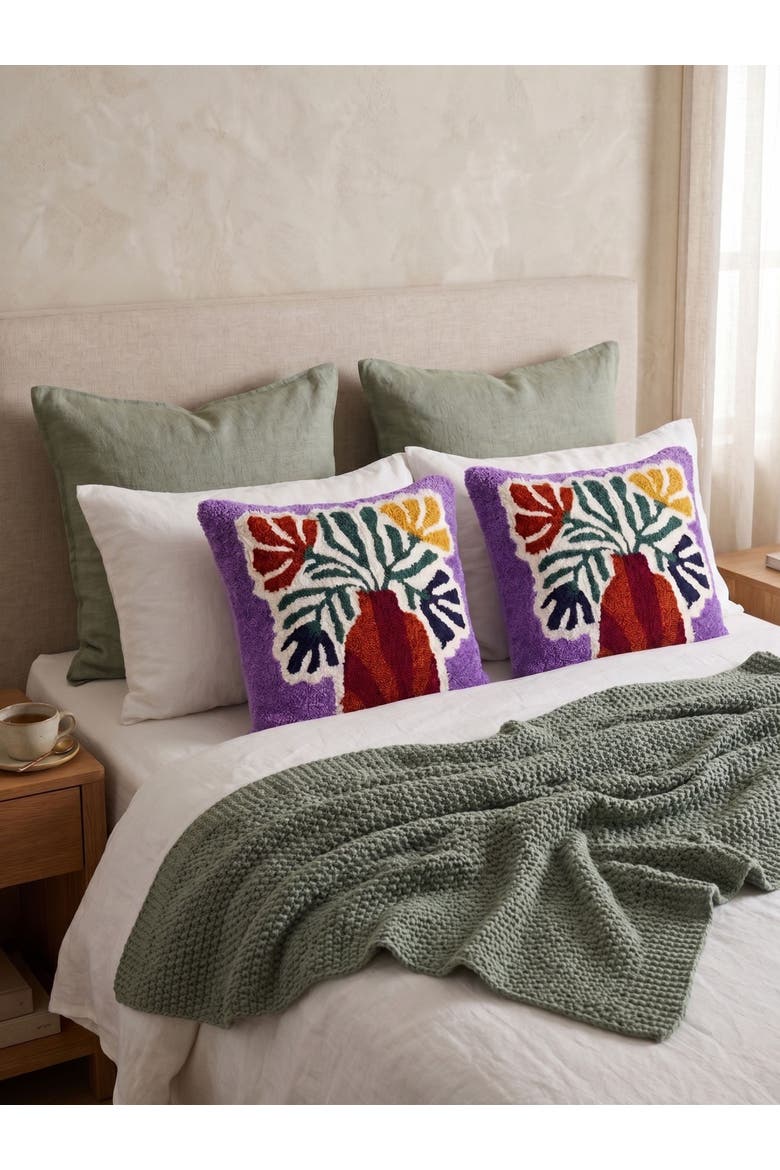 Vollard Throw Pillow Cover, Alternate, color, Multicolored