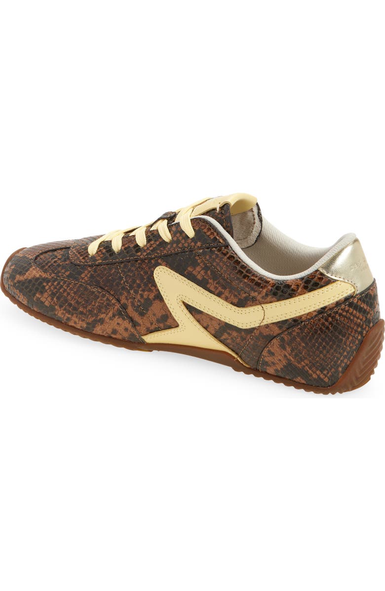 rag & bone Retro Runner Slim Ultra Sneaker, Alternate, color, Mocha Snake