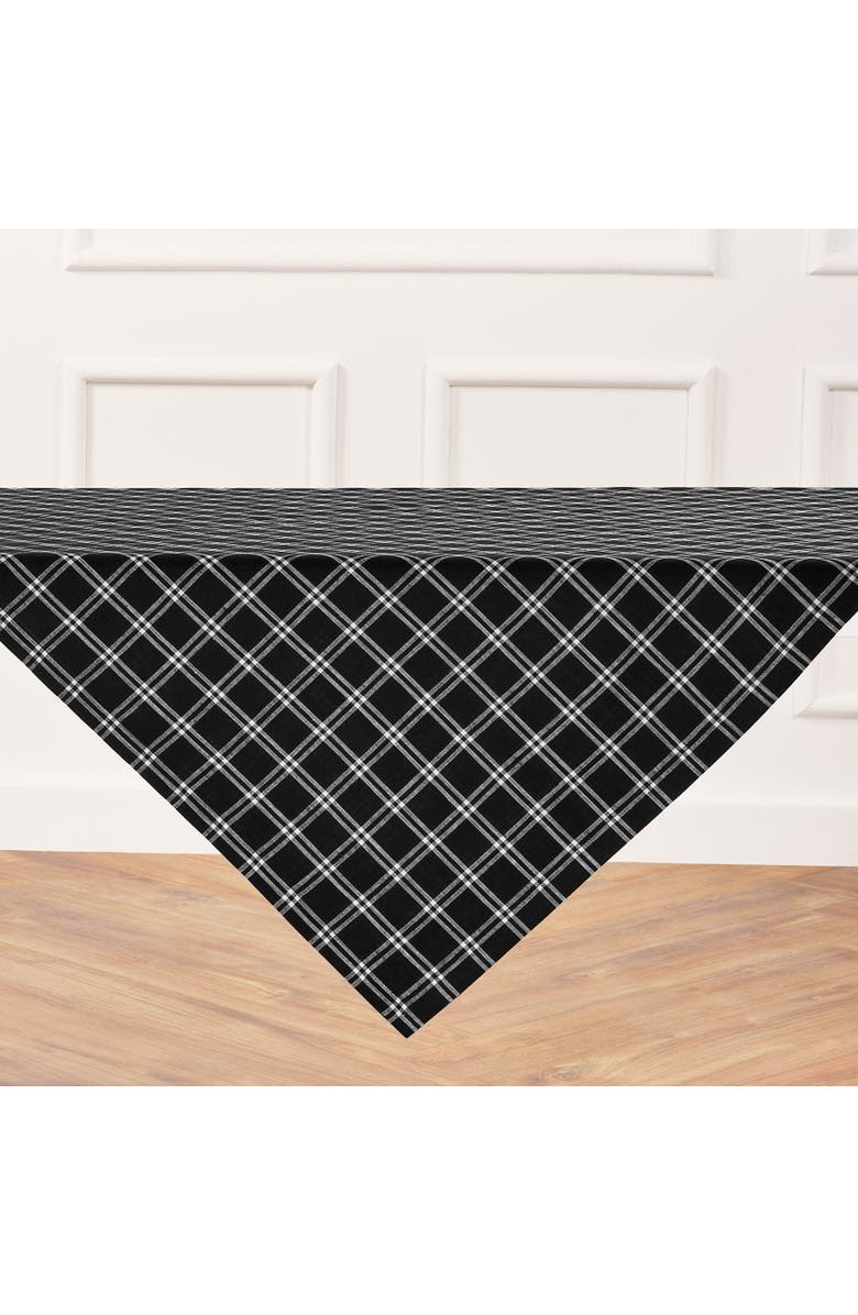 Solino Home Linen Table Throw - Marseille Plaid, 52" x 52", 52" x 52", Alternate, color, 