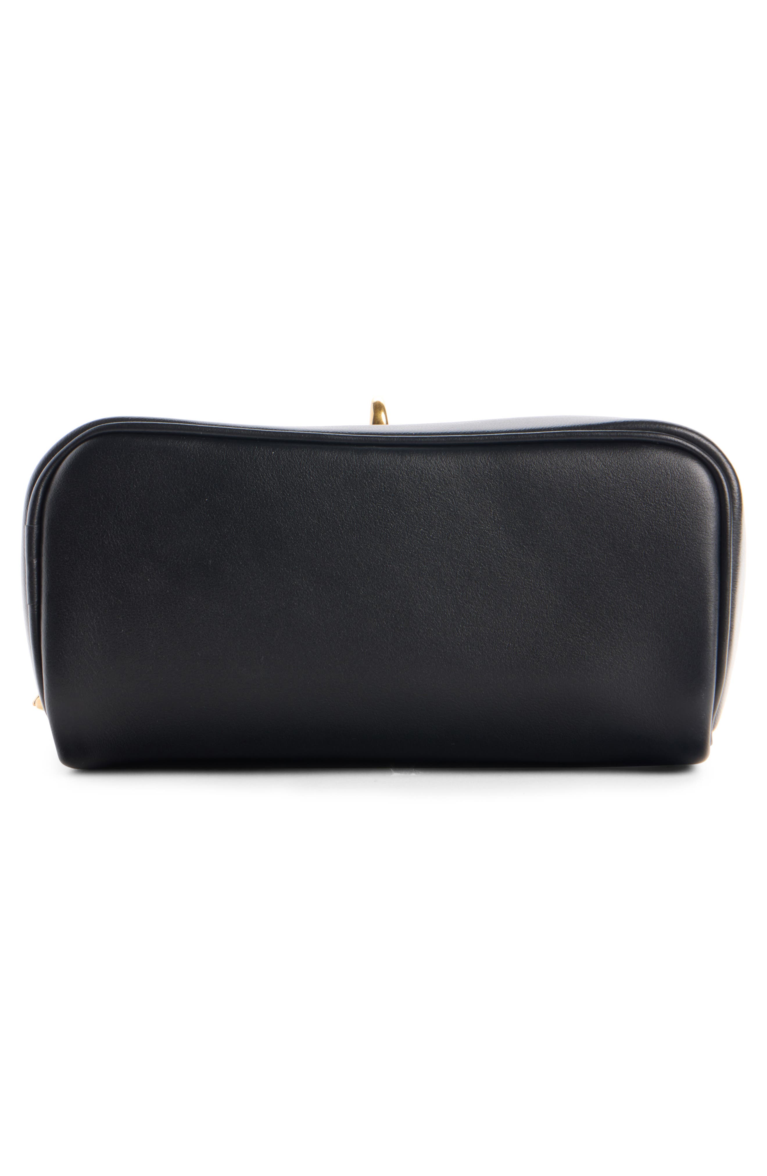 Balenciaga Rodeo Leather Vanity Case, Alternate, color, 1000 Black
