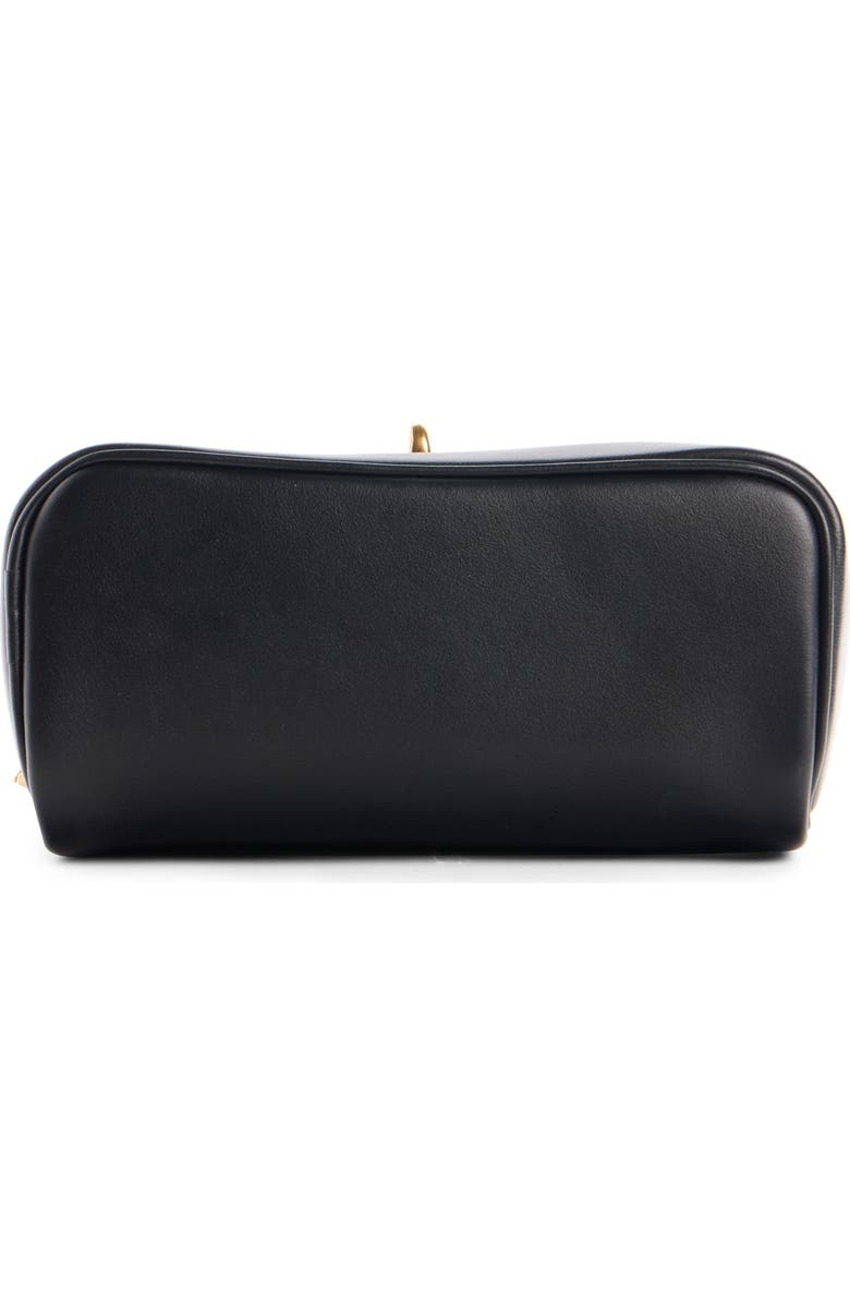 Balenciaga Rodeo Leather Vanity Case, Alternate, color, 1000 Black