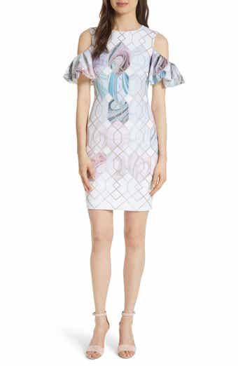 Ted Baker London Krimba Sea of Clouds Sheath Dress