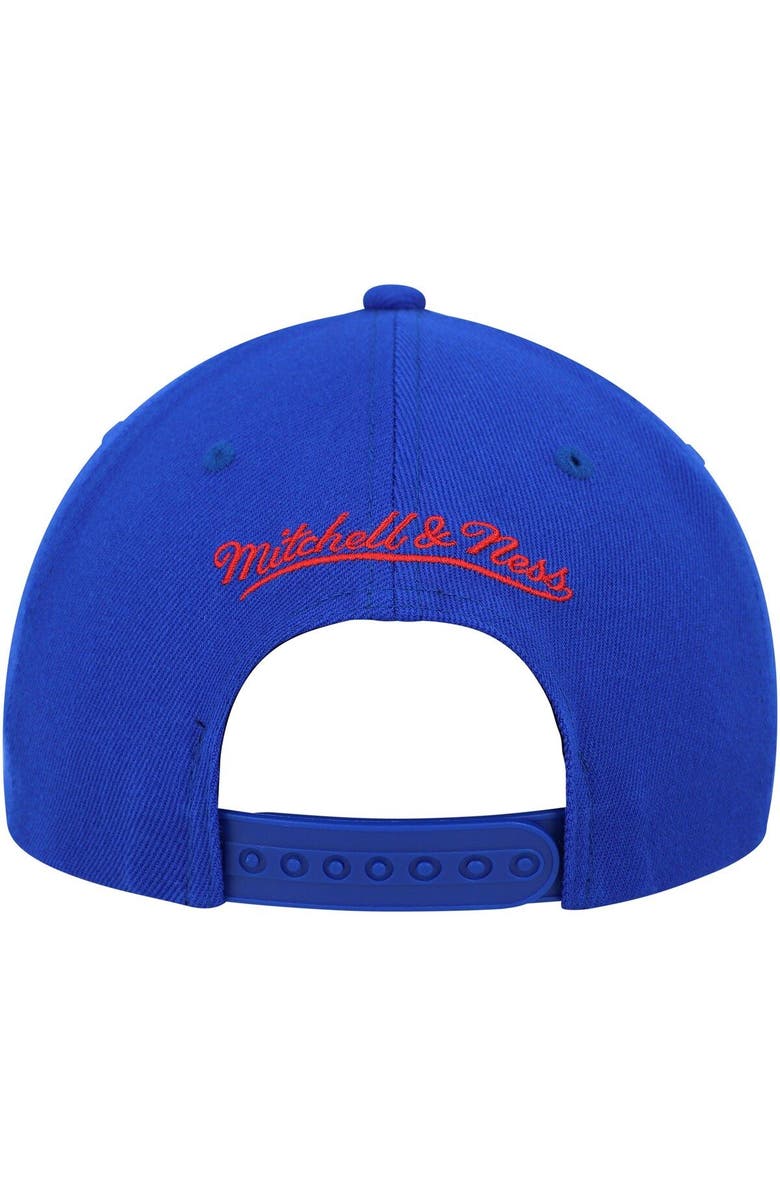 Mitchell & Ness Men's Mitchell & Ness Royal/Red Philadelphia 76ers MVP Team Two-Tone 2.0 Stretch-Snapback Hat, Alternate, color, Royal