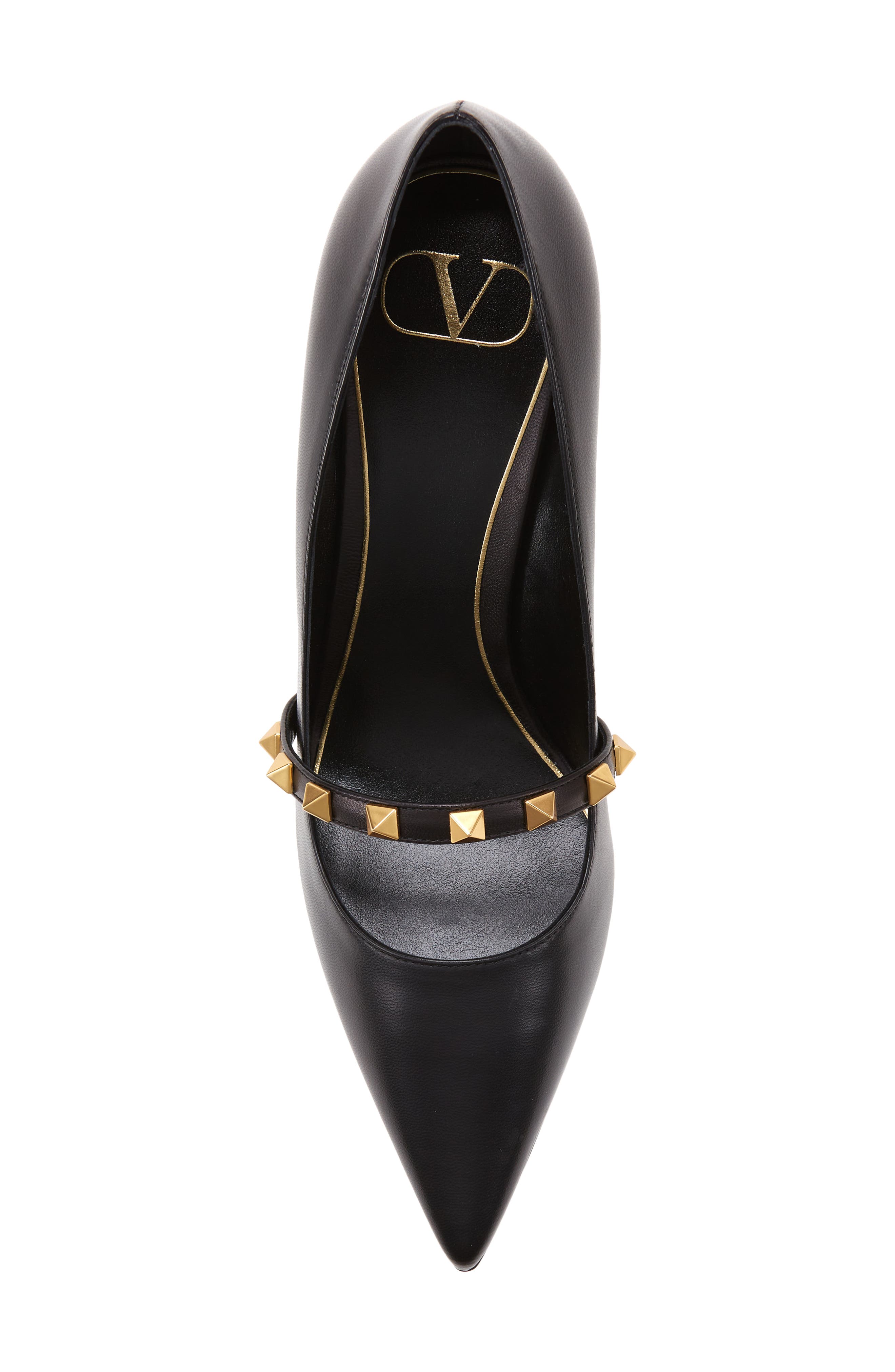 Valentino Garavani Rockstud Pointed Toe Pump, Alternate, color, 