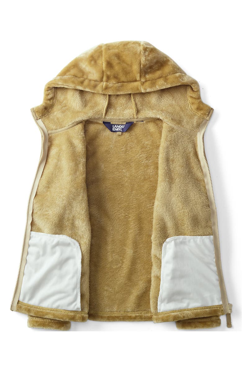 Lands' End Girls Softest Fleece Jacket, Alternate, color, Khaki