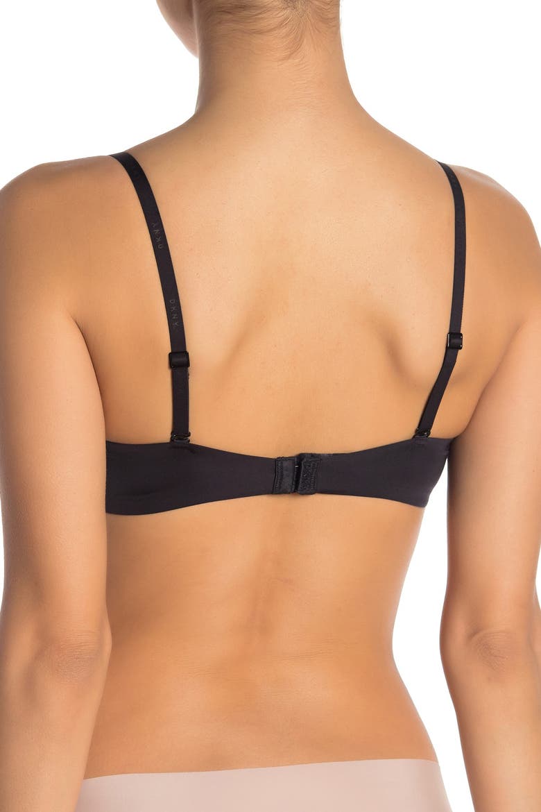 Underwire Convertible T-Shirt Bra, Main, color, DK BLACK