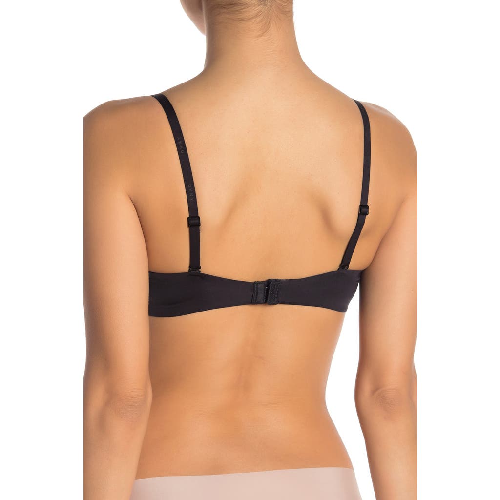 Dkny Underwire Convertible T-shirt Bra In Black
