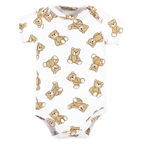 Hudson Baby Soft Cotton Bodysuit Triple Pack