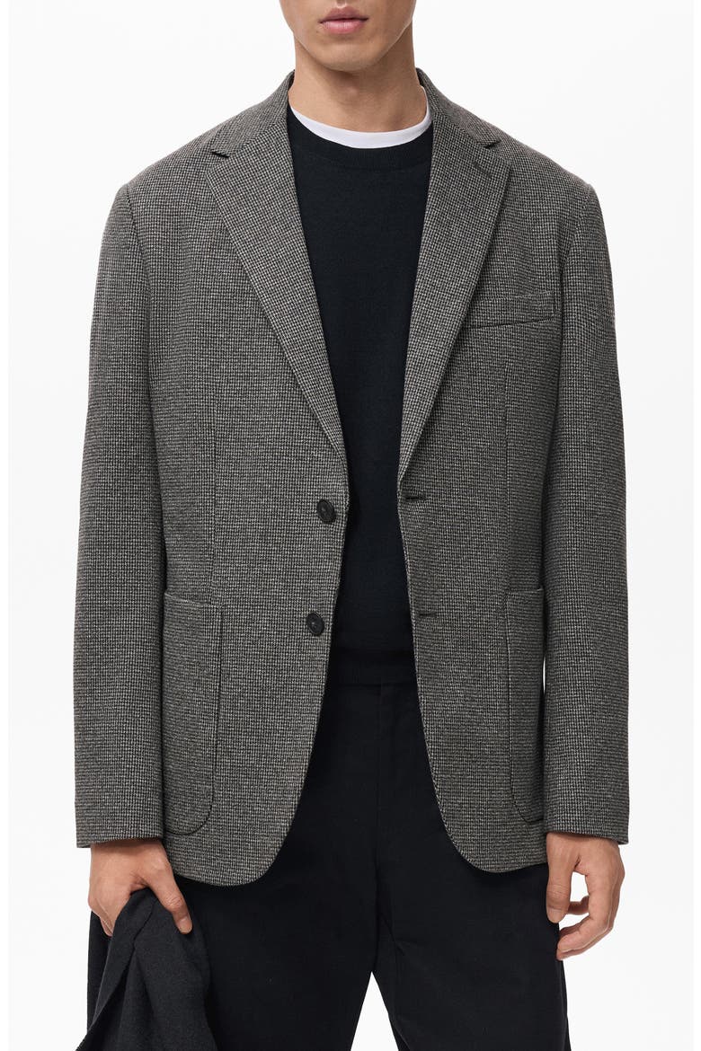 Slim Fit Blazer, Main, color, MEDIUM HEATHER GREY