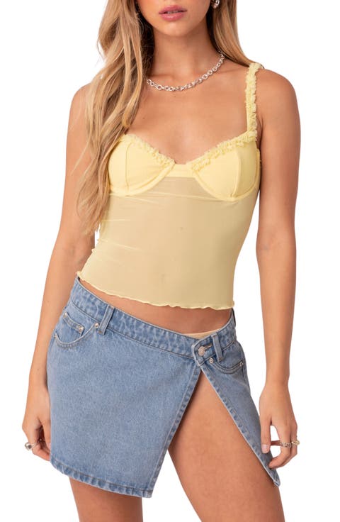 Mercy Sheer Mesh Bra Top