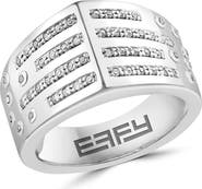 EFFY Sterling Silver Pavé Diamond Ring - 0.20ct.