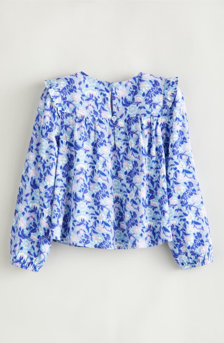 Nordstrom Kids' Lace Trim Ruffle Top, Alternate, color,