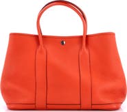Pre-Owned Hermes Garden Party Tote Leather 36