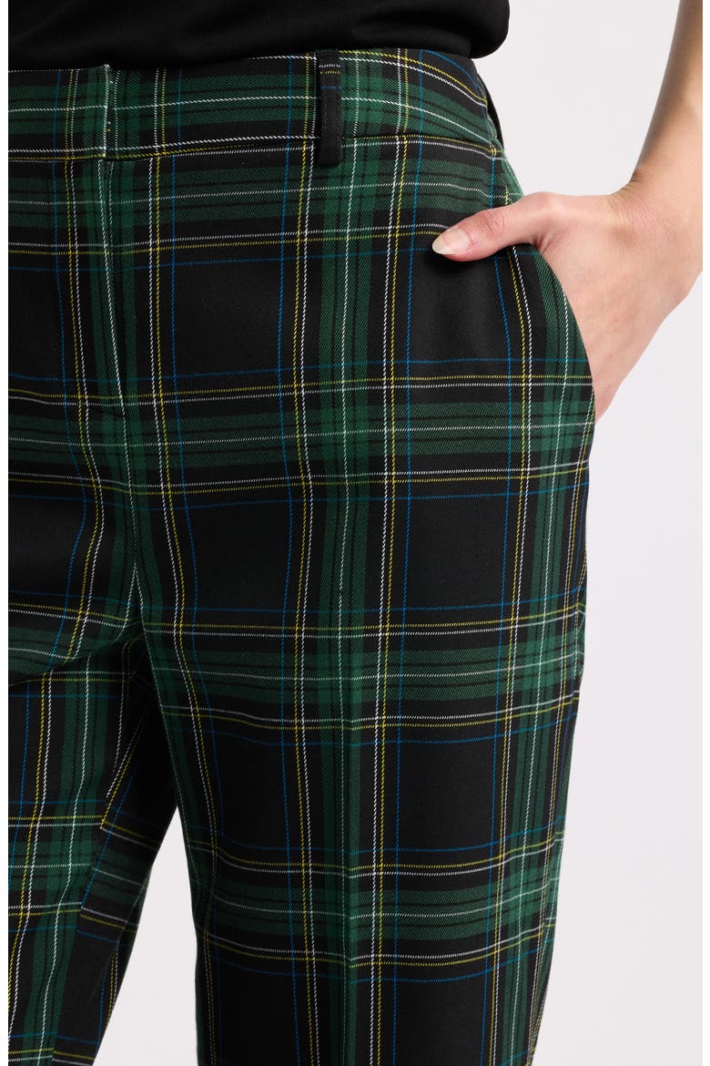 Plaid Flare Pants, Alternate, color, WINTER PIN